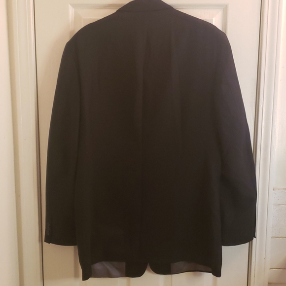 Givenchy Black Blazer 41R Wolsted Wool - Picture 5 of 7